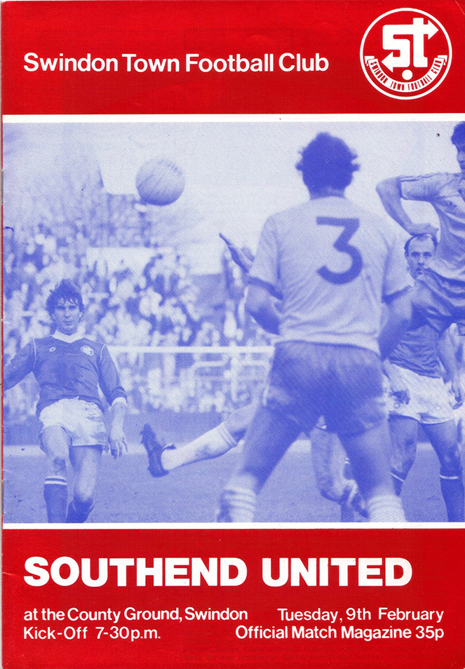 <b>Tuesday, February 9, 1982</b><br />vs. Southend United (Home)